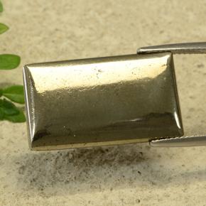 9,17 ctw natürlicher Golden Pyrit, Baguette, Lichtundurchlässig