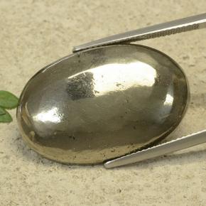 9,17 ctw natürlicher Golden Pyrit, Oval Schliff, Lichtundurchlässig