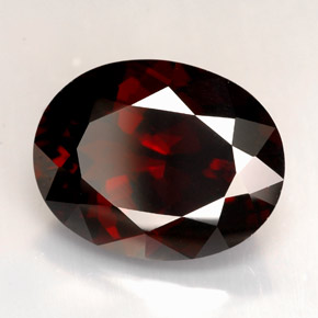 14,36 ctw natürlicher roter Pyrop, Oval Schliff, VVS