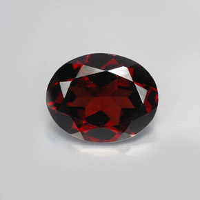2,86 ctw natürlicher roter Pyrop, Oval Schliff, VVS-VS