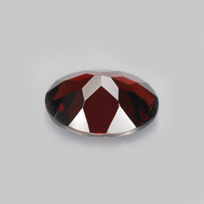 2,86 ctw natürlicher roter Pyrop, Oval Schliff, VVS-VS