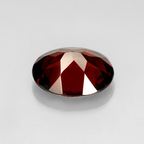 2,86 ctw natürlicher roter Pyrop, Oval Schliff, VS