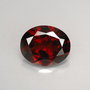 2,82 ctw natürlicher roter Pyrop, Oval Schliff, VVS-VS