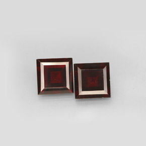  ct natürliche roter Pyrop-Edelsteine, Quadrat, VS