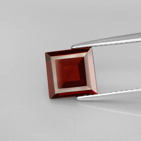 2,23 ctw natürlicher roter Pyrop, Quadrat, VS