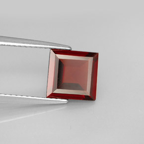 2,23 ctw natürlicher roter Pyrop, Quadrat, VS