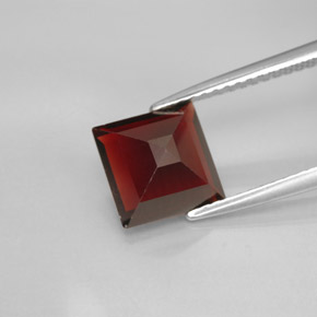 2,76 ctw natürlicher roter Pyrop, Quadrat, VS