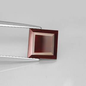 2,31 ctw natürlicher roter Pyrop, Quadrat, VS