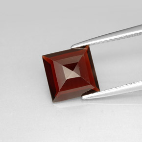 2,31 ctw natürlicher roter Pyrop, Quadrat, VS