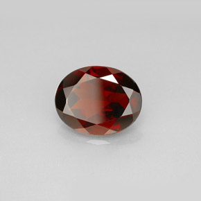 2,98 ctw natürlicher roter Pyrop, Oval Schliff, VS