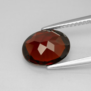 2,98 ctw natürlicher roter Pyrop, Oval Schliff, VS