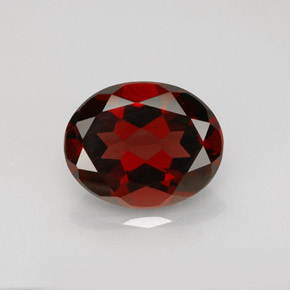 3,01 ctw natürlicher roter Pyrop, Oval Schliff, VS