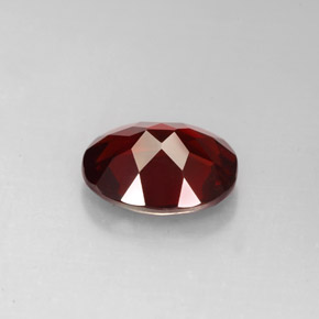 3,09 ctw natürlicher roter Pyrop, Oval Schliff, VS