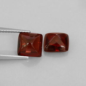  ct natürliche roter Pyrop-Edelsteine, Transparent, Transparent / Lichtdurchlässig