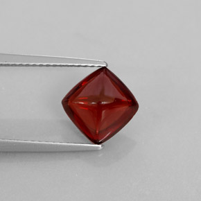 2,70 ctw natürlicher roter Pyrop, Transparent, Transparent / Lichtdurchlässig