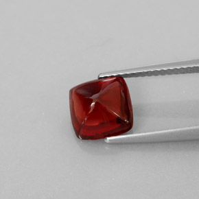 2,70 ctw natürlicher roter Pyrop, Transparent, Transparent / Lichtdurchlässig