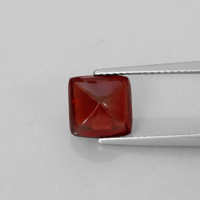 2,94 ctw natürlicher roter Pyrop, Transparent, Transparent / Lichtdurchlässig