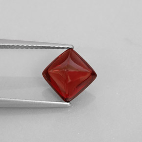 2,58 ctw natürlicher roter Pyrop, Transparent, Transparent / Lichtdurchlässig