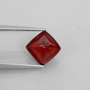 2,98 ctw natürlicher roter Pyrop, Transparent, Transparent / Lichtdurchlässig