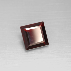 2,58 ctw natürlicher roter Pyrop, Quadrat, VS