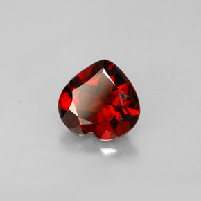 1,32 ctw natürlicher roter Pyrop, Herzform, VS