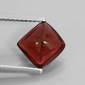 1,95 ctw natürlicher roter Pyrop, Transparent, Transparent / Lichtdurchlässig