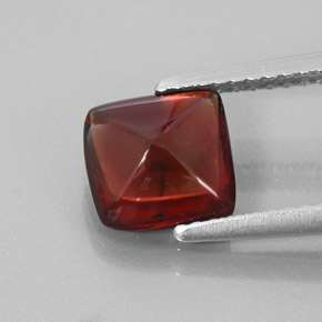 1,95 ctw natürlicher roter Pyrop, Transparent, Transparent / Lichtdurchlässig