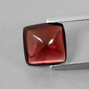 2,22 ctw natürlicher roter Pyrop, Transparent, Transparent / Lichtdurchlässig