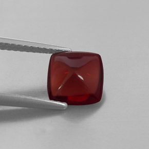 1,92 ctw natürlicher roter Pyrop, Transparent, Transparent / Lichtdurchlässig