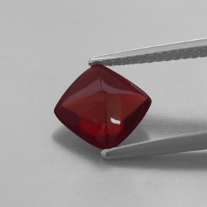 1,92 ctw natürlicher roter Pyrop, Transparent, Transparent / Lichtdurchlässig