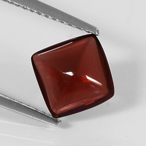 2,02 ctw natürlicher roter Pyrop, Transparent, Transparent / Lichtdurchlässig