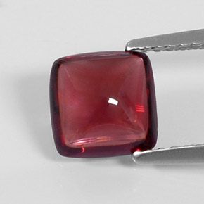 1,99 ctw natürlicher roter Pyrop, Transparent, Transparent / Lichtdurchlässig