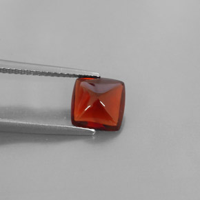 2,08 ctw natürlicher roter Pyrop, Transparent, Transparent / Lichtdurchlässig