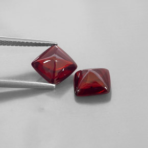  ct natürliche roter Pyrop-Edelsteine, Transparent, Transparent / Lichtdurchlässig