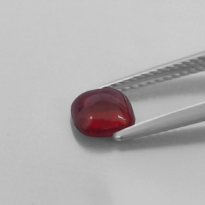 1,16 ctw natürlicher roter Pyrop, Transparent, Transparent / Lichtdurchlässig