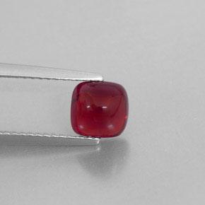 1,81 ctw natürlicher roter Pyrop, Transparent, Transparent / Lichtdurchlässig