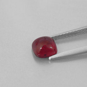 1,81 ctw natürlicher roter Pyrop, Transparent, Transparent / Lichtdurchlässig
