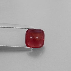 1,98 ctw natürlicher roter Pyrop, Transparent, Transparent / Lichtdurchlässig
