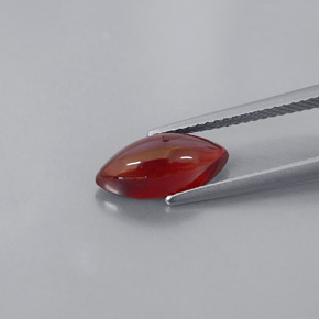 3,08 ctw natürlicher roter Pyrop, Transparent, Transparent / Lichtdurchlässig