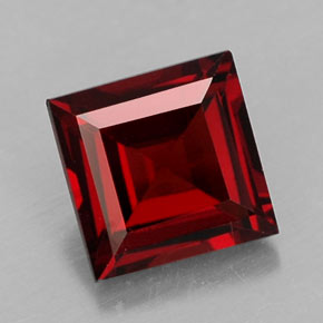 1,42 ctw natürlicher roter Pyrop, Quadrat, VS
