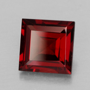 1,42 ctw natürlicher roter Pyrop, Quadrat, VS
