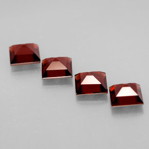  ct natürliche roter Pyrop-Edelsteine, Quadrat, VS