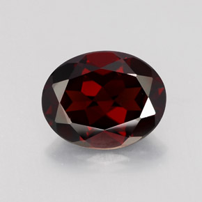 2,98 ctw natürlicher roter Pyrop, Oval Schliff, VVS-VS