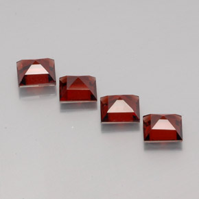  ct natürliche roter Pyrop-Edelsteine, Quadrat, VS