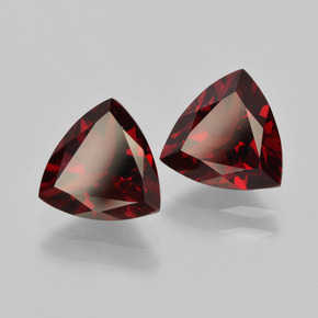  ct natürliche roter Pyrop-Edelsteine, Trillion, VS