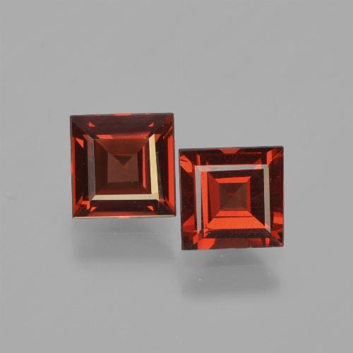 1,47 ct natürliche roter Pyrop-Edelsteine, Quadrat, VVS-VS