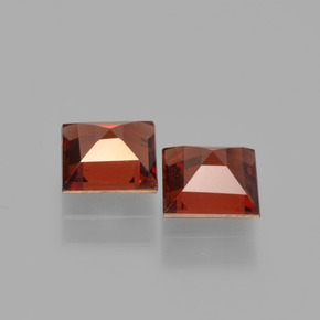 1,47 ct natürliche roter Pyrop-Edelsteine, Quadrat, VVS-VS