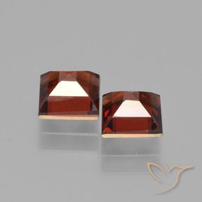 1.76 ct natürliche tiefrot Pyrop-Granat-Edelsteine, Quadrat, VS
