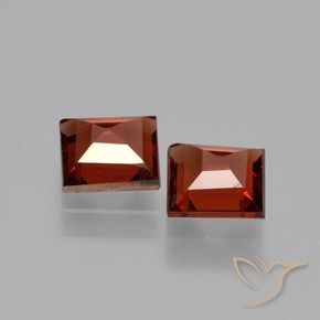1.45 ct natürliche dunkelrot Pyrop-Granat-Edelsteine, Quadrat, VVS-VS