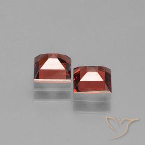 1.46 ct natürliche tiefrot Pyrop-Granat-Edelsteine, Quadrat, VVS-VS